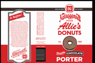 Narragansett Beer Releases Allie's Double Chocolate Porter