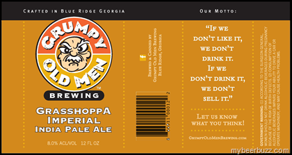 Grumpy Old Men Brewing – Grasshoppa Imperial IPA