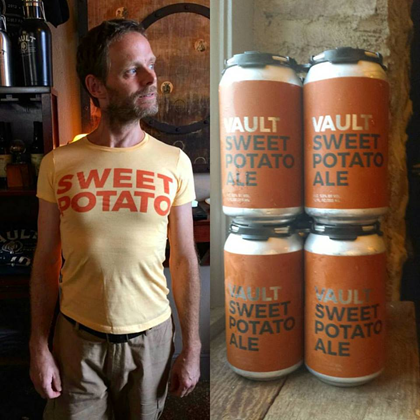 Vault Brewing – Sweet Potato Ale Nitro Can Release Coming 9/13