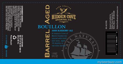 Hidden Cove – Barrel-Aged Bouillon, Berried Treasure, Jali & Bucko’s Hoppy Brown