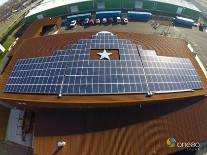 Alamo Beer Adds Alamo-Shaped Solar Array To Brewery Roof