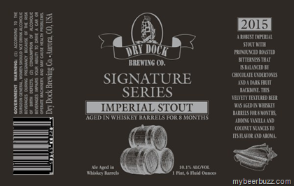 Dry Dock Releases 2015 Signature Series Imperial Stout