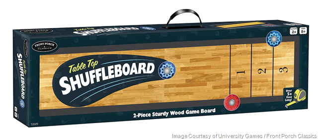 Mybeerbuzz .com Highlights Beer Games: Front Porch Classics Table Top Shuffleboard & Chickapig