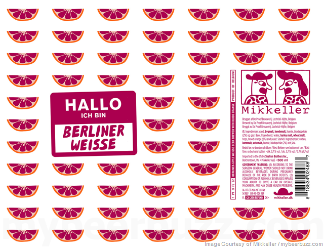Mikkeller Hallo Ich Bin Berliner Weisse Blood Orange & Gooseberries