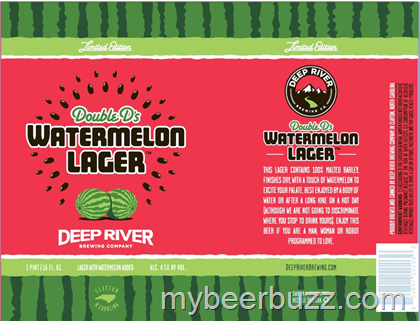 Deep River Brewing – Double D’s Watermelon Lager & 4042 Chocolate Stout 16oz Cans