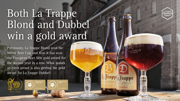 La Trappe, St-Feuillien and Aldersbacher Combine for Five Medals at European Beer Star Awards
