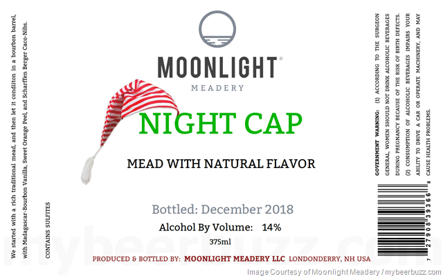 Moonlight Meadery Adding Night Cap Bourbon Barrel Mead