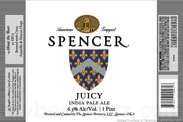 Spencer Trappist Brewery – Juicy IPA 16oz Cans