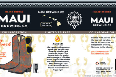 Maui Brewing & Austin Beerworks Collaborate On Fancy Footwork Lager