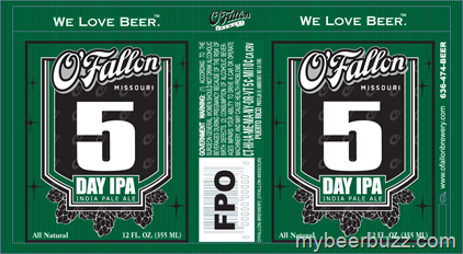 O’Fallon Brewery – 5 Day IPA, Pumpkin Beer & Wheach 12oz Cans