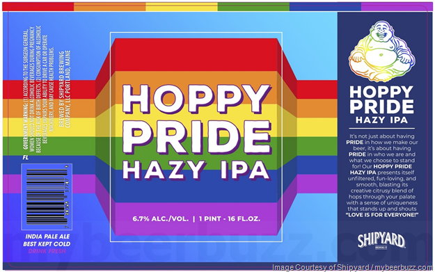 Shipyard Adding Hoppy Pride Hazy IPA, Hoppy Pride Pilsner & Blood Orange Cans / Prelude / Shorter Day / Finder / Nightwind