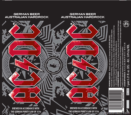 AC/DC Lager Approved For 19.2oz Cans