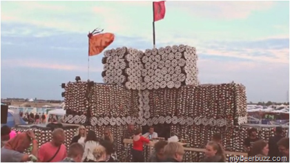 Church of Beer in Denmark Made Completely of Beer Cans