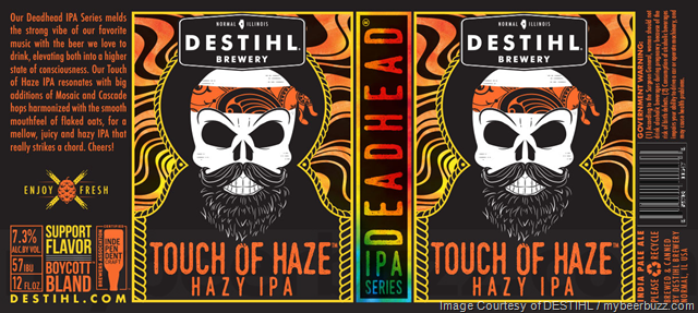 DESTIHL Deadhead Series Touch Of Haze, Apricot, Haze Of The Dead, Extended Jam & 4 Hands Collaboration Swan Fight