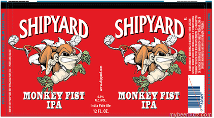 Shipyard – Monkey Fist IPA 12oz Cans
