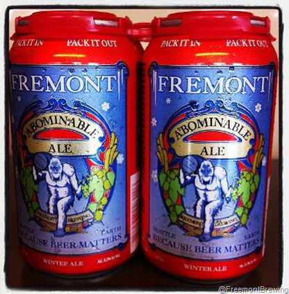 Freemont Abominable Ale Cans On Sale Now