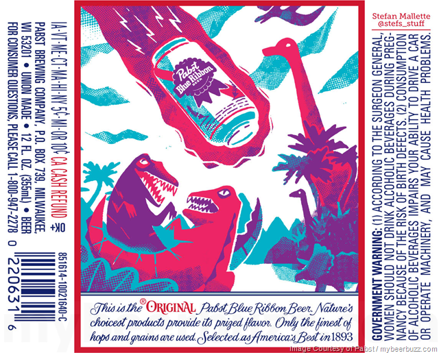 Pabst Blue Ribbon – 2018 & 2025 Art Cans