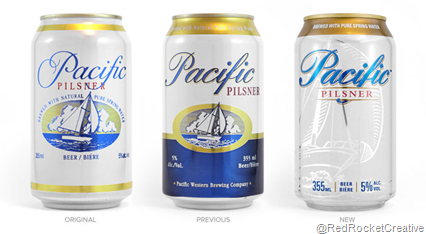 The Evolution of Pacific Pilsner Can Designs