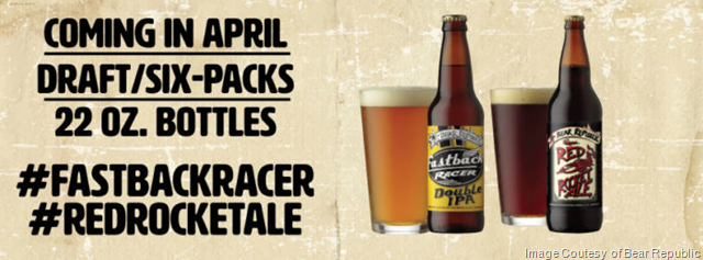 Bear Republic Releasing Fastback Racer™ & Red Rocket Ale® Seasonals
