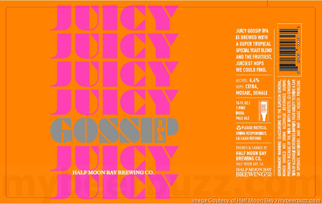 Half Moon Bay Brewing Juicy Gossip Cans