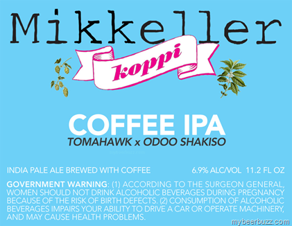 Mikkeller -Kopi Coffee IPA Odoo Shakiso 11.2oz bottles.