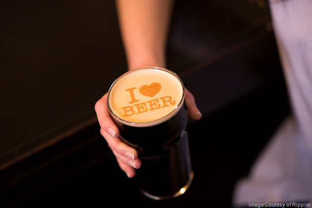 Ripples Introduces Personalized Beer Foam