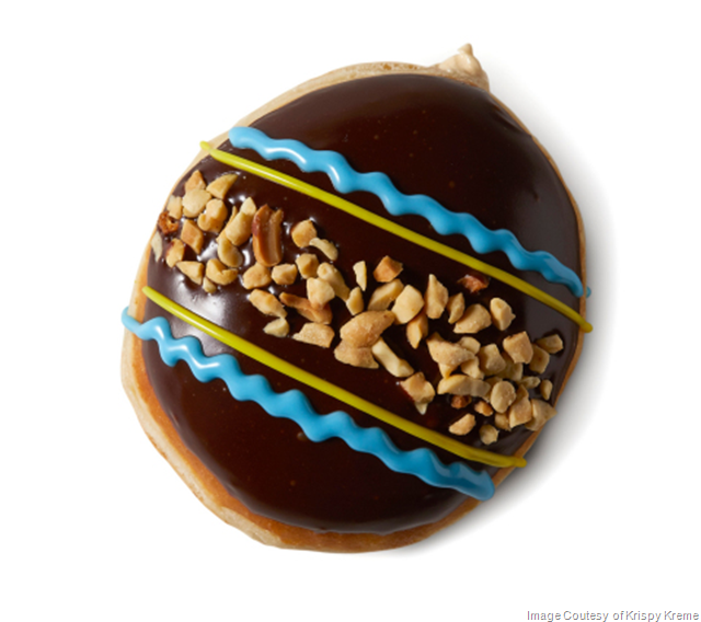 Krispy Kreme Doughnuts Hatches New Reese’s Peanut Butter Egg Doughnut as Part of Spring Lineup