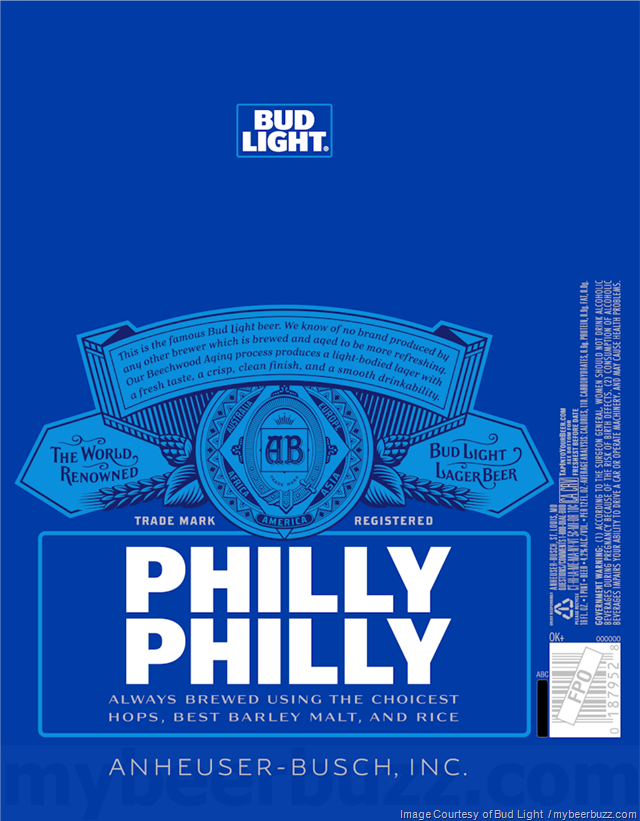 Bud Light Adding New Philly Philly Cans