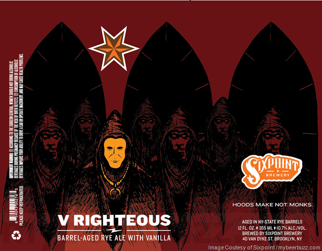 Sixpoint Adding V Righteous Barrel-Aged Rye Ale w/Vanilla & Power Ballad Cans
