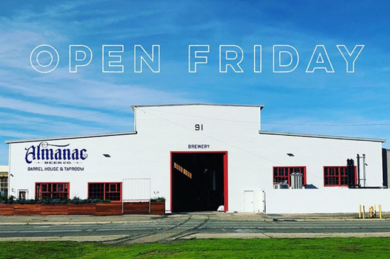 Almanac Alameda Barrel House, Brewery & Taproom Ready To Open
