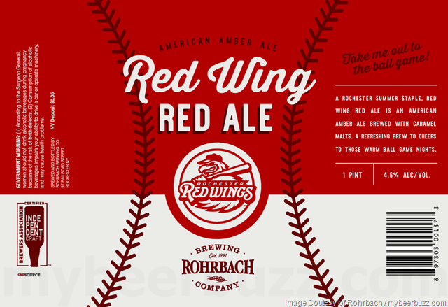 Rohrbach Brewing Adding Red Wing Red Ale For Rochester Red Wings