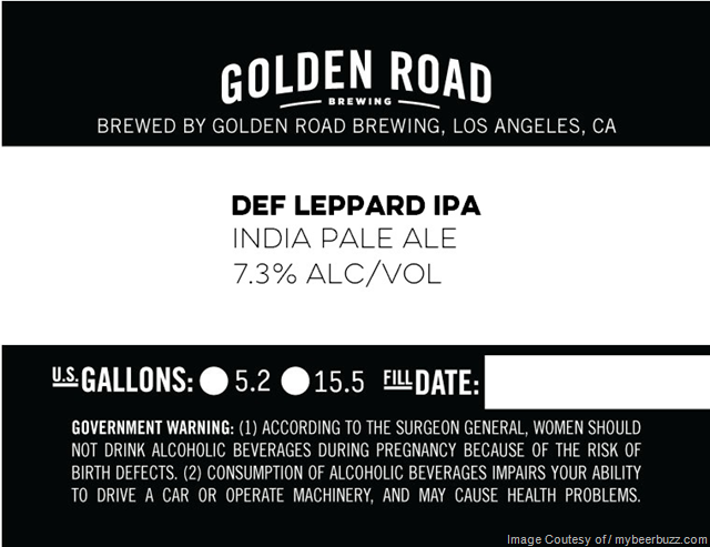 Golden Road Def Leppard IPA