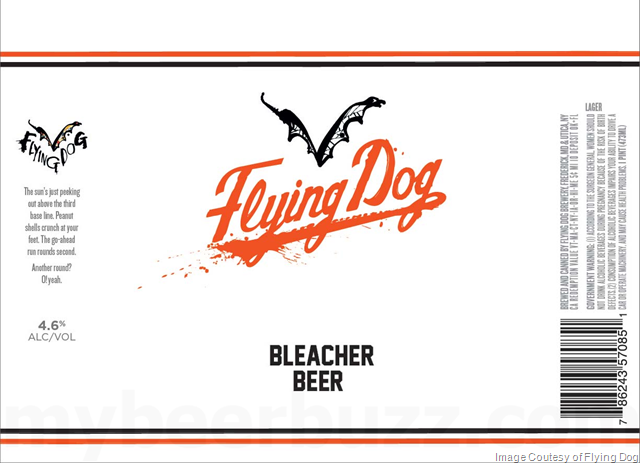 Flying Dog Adding Bleacher Beer Lager 16oz Cans