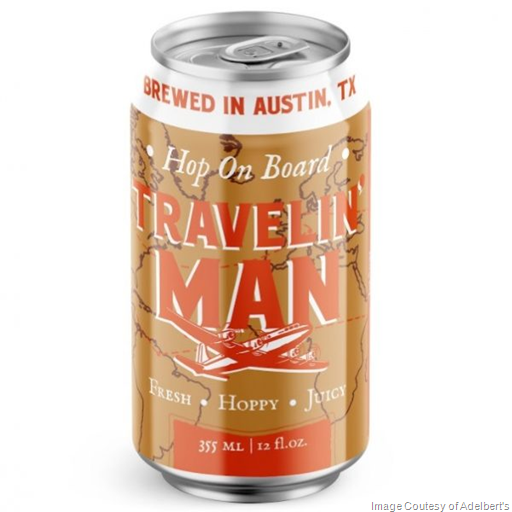 Adelbert’s Travelin’ Man Intercontinental IPA Cans Return