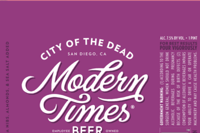 Modern Times Adding Nitro City Of The Dead w/Cocoa, Almonds & Sea Salt Cans, Transit of Venus w/Raspberries & Peaches, Order of Hermes, Lightning Calculator, Transit Of Venus & Northwest Kingdom
