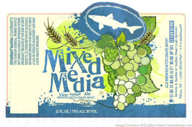 Dogfish Mixed Media Vino-esque Ale Coming In May