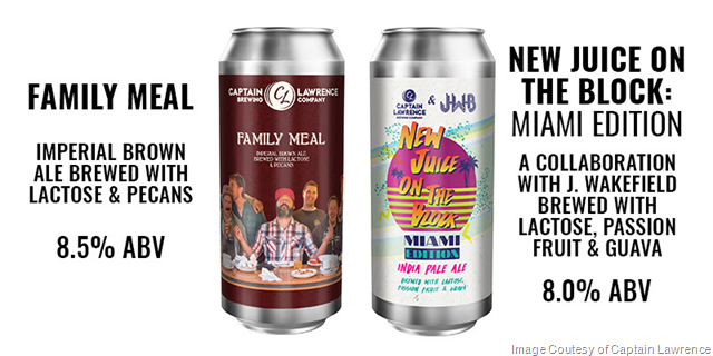 Captain Lawrence Releasing Family Meal & New Juice On The Block: Miami Edition Cans 11/24