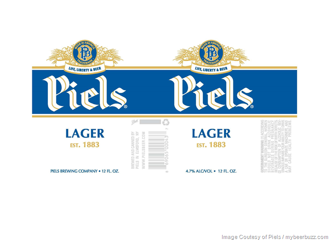Piels Lager Returning Courtesy of Captain Lawrence