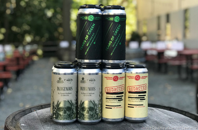 Captain Lawrence Releasing Tears of Green, Indigenous and Redacted Cans