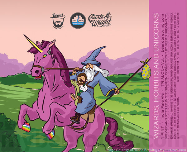 The Beer’d Brewing, Kent Falls & Counter Weight Collaborate On Wizards, Hobbits and Unicorns