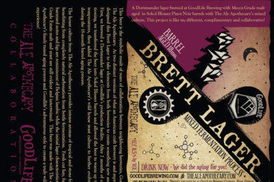 GoodLife Brewing & The Ale Apothecary Collaborate on Brett Lager