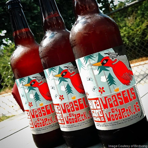 Birdsong Brewing Releasing Take Flight Series Weasels on Woodpeckers 9/28