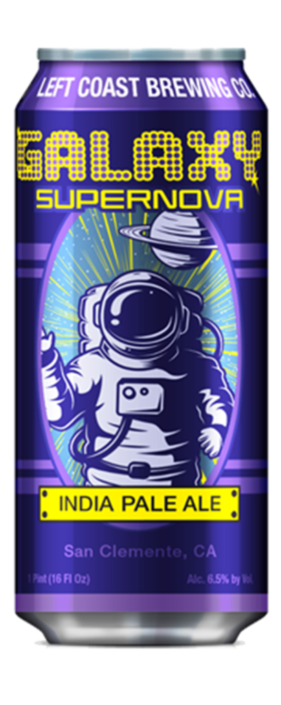 Left Coast Releasing Galaxy Supernova IPA Cans
