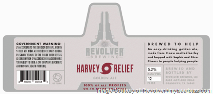 Revolver Brewing Adding Harvey Relief Golden Ale, Blood & Honey, Full-Tang IPA, Long Range Pils, Blood, Hop Device IPA & Honey And Ironhead IPA