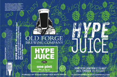 Old Forge Adding Hype Juice New England-Style IPA 16oz Cans