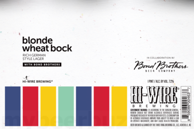 Hi-Wire & Bond Brothers Collaborate On Blonde Wheat Bock