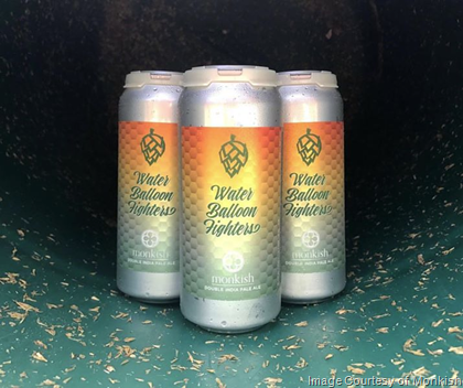Monkish Brewing Releasing Water Balloon Fighters DIPA Cans