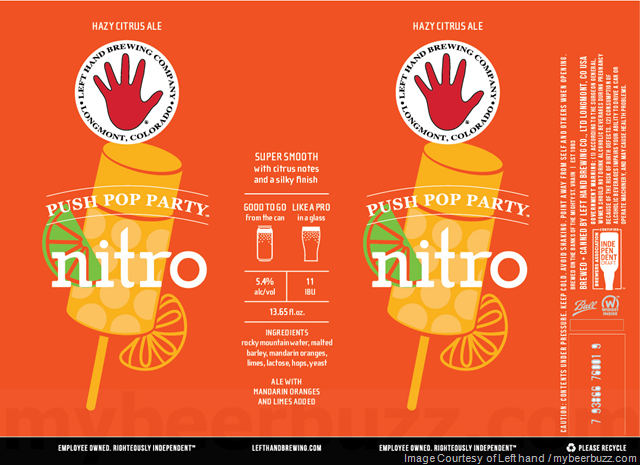 Left Hand Adding Push Pop Party Nitro Cans