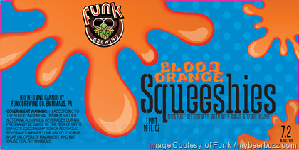 Funk Brewing Adding Blood Orange Squeeshies IPA, Murmur, Babble, NIMA, Open Mic, Send It, Pipe Dream, Sassy & Mumble IPA 16oz Cans