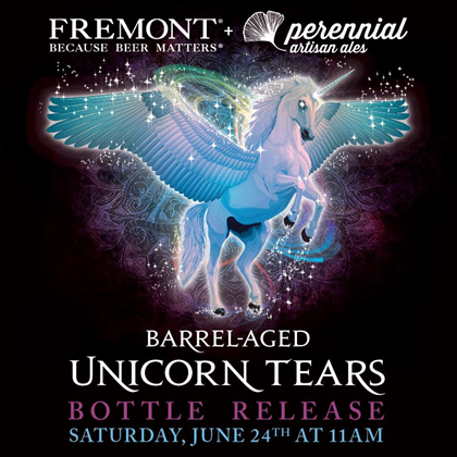 Fremont Brewing & Perennial Collaborate On Barrel-Aged Unicorn Tears (Coming 6/24)